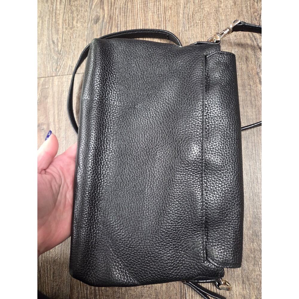 Kate Spade New York Polly leather cross-body bag Solid Black Purse - Picture 4 of 7